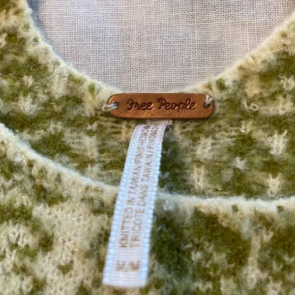 Free People Knitted Green tank top dress - Picture 2 of 4